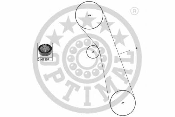 Optimal SK-1341 Timing Belt Kit SK1341
