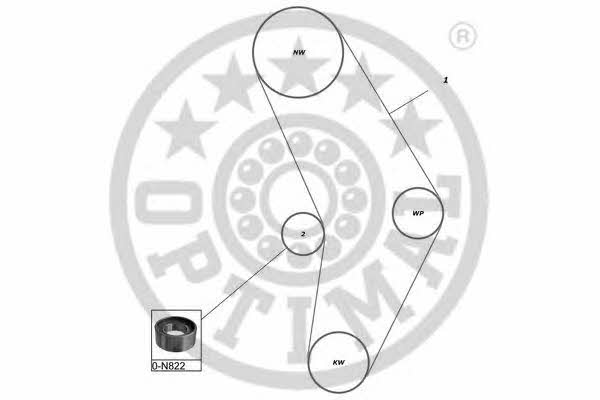 Optimal SK-1418 Timing Belt Kit SK1418