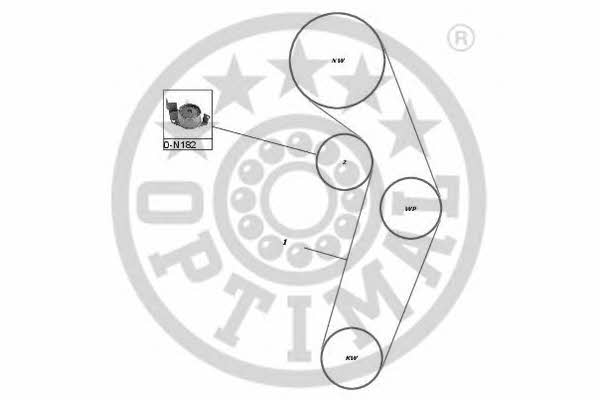 Optimal SK-1458 Timing Belt Kit SK1458