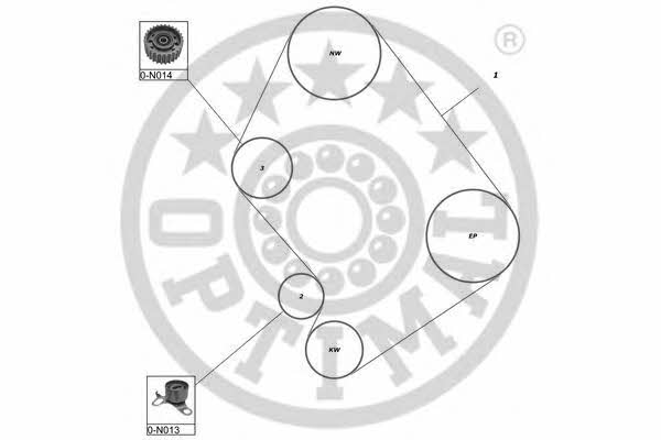 Optimal SK-1522 Timing Belt Kit SK1522