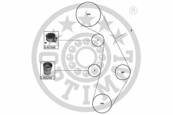 Optimal SK-1603 Timing Belt Kit SK1603