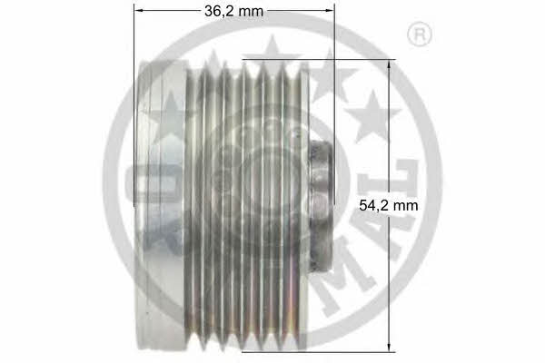 Optimal F5-1020 Freewheel clutch, alternator F51020