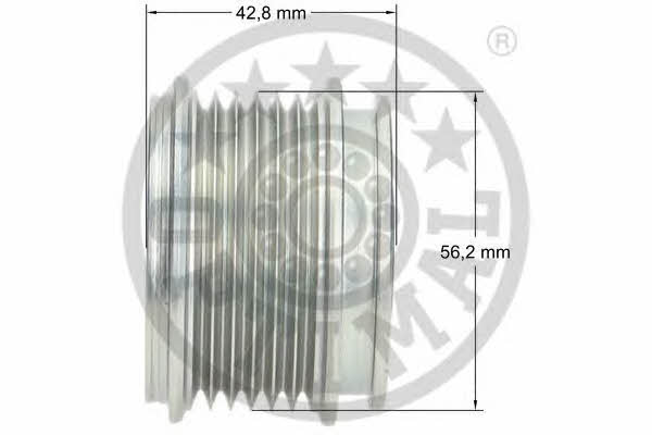 Optimal F5-1004 Freewheel clutch, alternator F51004