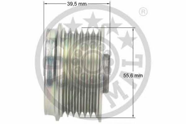 Optimal F5-1000 Freewheel clutch, alternator F51000