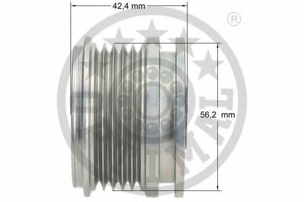 Optimal F5-1010 Freewheel clutch, alternator F51010