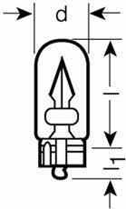 Dashboard bulb W2W 24V 2W Osram 2840