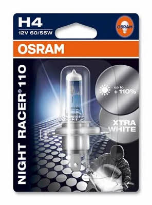 Osram 64193NR1-01B Halogen lamp Osram Night Racer +110% 12V H4 60/55W +110% 64193NR101B