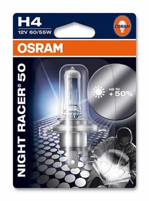 Osram 64193NR5-01B Halogen lamp Osram Night Racer +50% 12V H4 60/55W +50% 64193NR501B