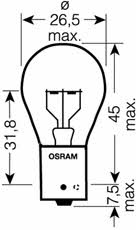 Osram 9507 Glow bulb yellow PY21W 24V 21W 9507