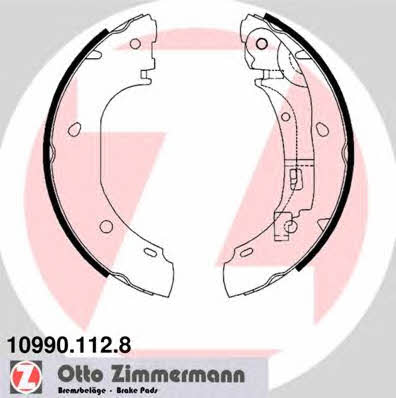 Otto Zimmermann 10990.112.8 Brake shoe set 109901128