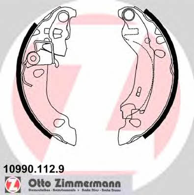 Otto Zimmermann 10990.112.9 Brake shoe set 109901129