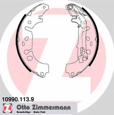 Otto Zimmermann 10990.113.9 Brake shoe set 109901139