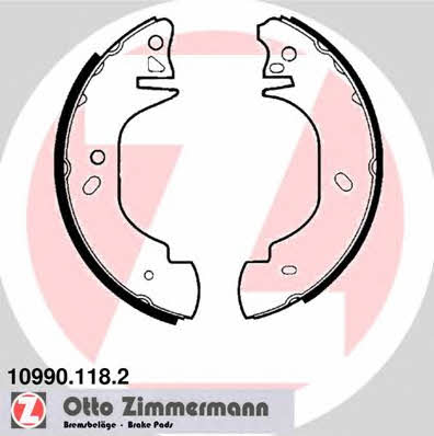 Otto Zimmermann 10990.118.2 Brake shoe set 109901182