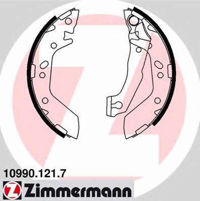 Otto Zimmermann 10990.121.7 Brake shoe set 109901217