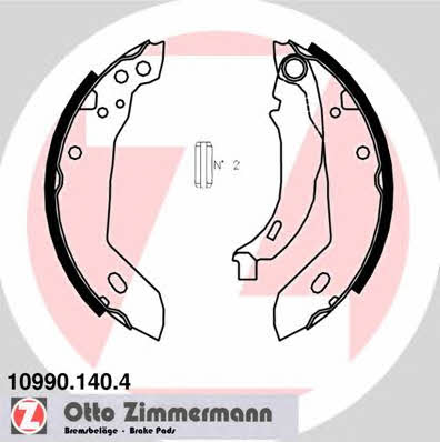 Otto Zimmermann 10990.140.4 Brake shoe set 109901404