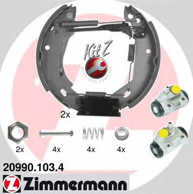 Otto Zimmermann 20990.103.4 Brake shoe set 209901034