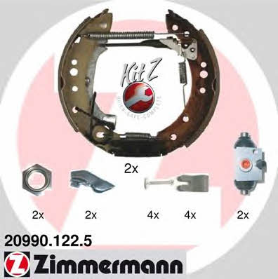 Otto Zimmermann 20990.122.5 Brake shoe set 209901225