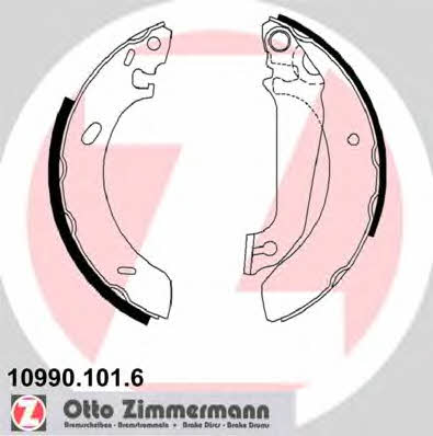 Otto Zimmermann 10990.101.6 Brake shoe set 109901016