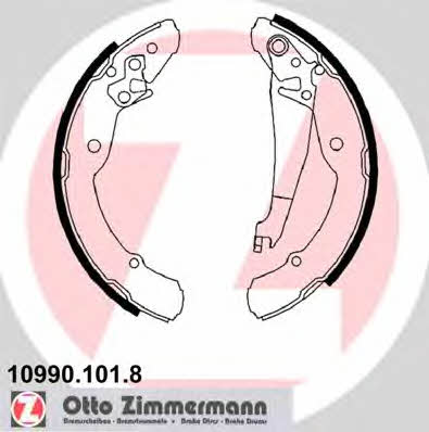 Otto Zimmermann 10990.101.8 Brake shoe set 109901018