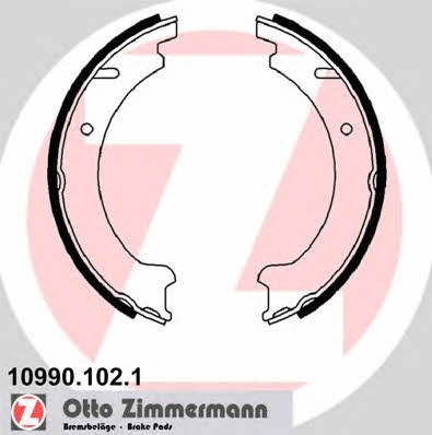 Otto Zimmermann 10990.102.1 Parking brake shoes 109901021