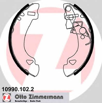 Otto Zimmermann 10990.102.2 Brake shoe set 109901022
