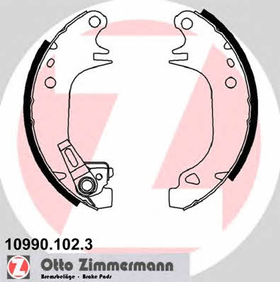 Otto Zimmermann 10990.102.3 Brake shoe set 109901023