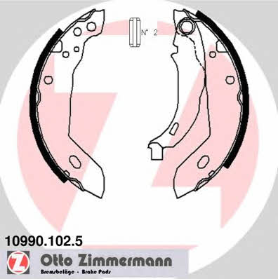 Otto Zimmermann 10990.102.5 Brake shoe set 109901025
