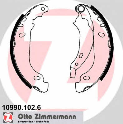 Otto Zimmermann 10990.102.6 Brake shoe set 109901026