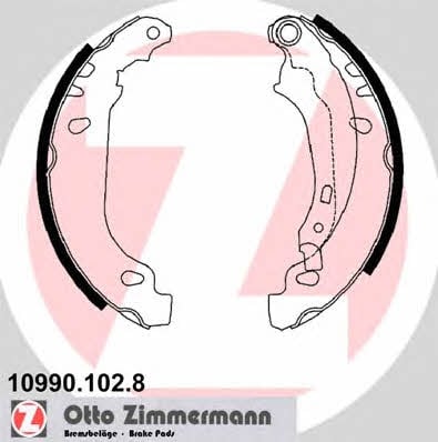 Otto Zimmermann 10990.102.8 Brake shoe set 109901028
