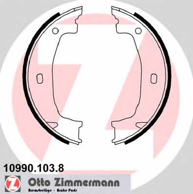 Otto Zimmermann 10990.103.8 Parking brake shoes 109901038