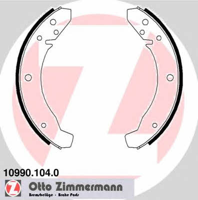 Otto Zimmermann 10990.104.0 Brake shoe set 109901040
