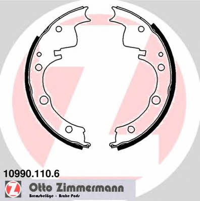 Otto Zimmermann 10990.110.6 Brake shoe set 109901106
