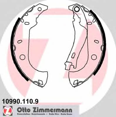Otto Zimmermann 10990.110.9 Brake shoe set 109901109
