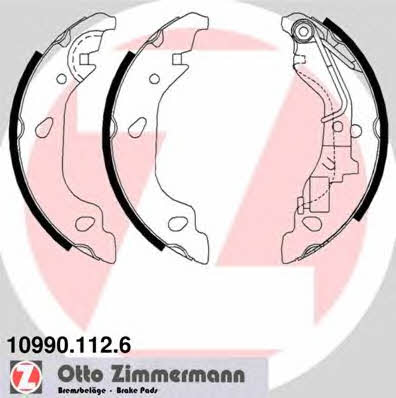 Otto Zimmermann 10990.112.6 Brake shoe set 109901126
