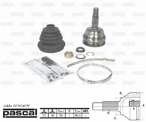 Pascal G1W041PC Constant velocity joint (CV joint), outer, set G1W041PC