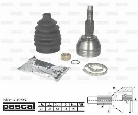 Pascal G1Y020PC CV joint G1Y020PC
