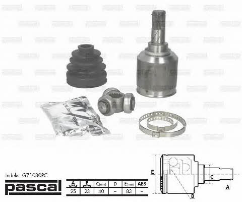 Pascal G71030PC Constant Velocity Joint (CV joint), internal, set G71030PC