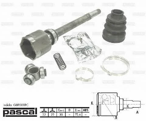 Pascal G8P001PC CV joint (CV joint), inner right, set G8P001PC