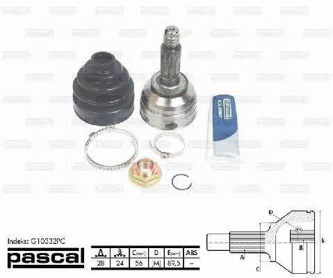 Pascal Constant velocity joint (CV joint), outer, set – price 92 PLN
