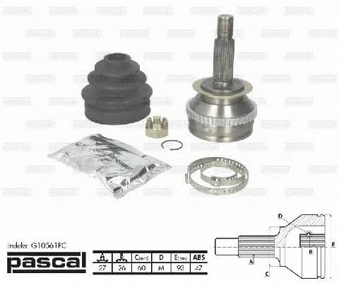 Pascal G10561PC Constant velocity joint (CV joint), outer, set G10561PC