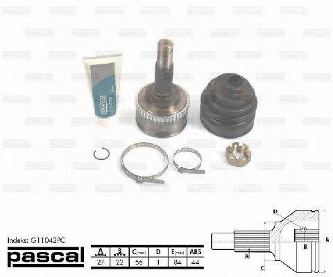 Pascal G11042PC Constant velocity joint (CV joint), outer, set G11042PC