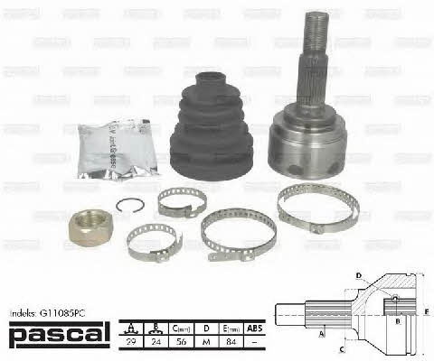 Pascal G11085PC Constant velocity joint (CV joint), outer, set G11085PC
