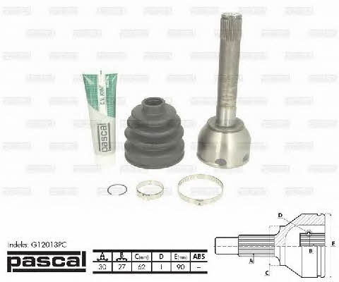 Pascal G12013PC Constant velocity joint (CV joint), outer, set G12013PC