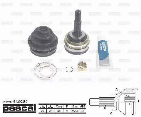 Pascal G12022PC Constant velocity joint (CV joint), outer, set G12022PC