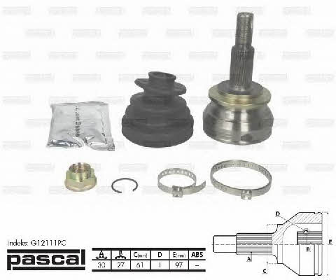 Pascal G12111PC Constant velocity joint (CV joint), outer, set G12111PC