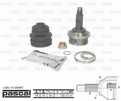 Pascal G13068PC Constant velocity joint (CV joint), outer, set G13068PC