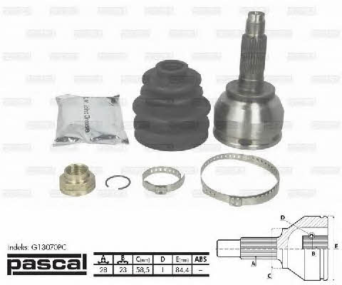 Pascal G13070PC Constant velocity joint (CV joint), outer, set G13070PC