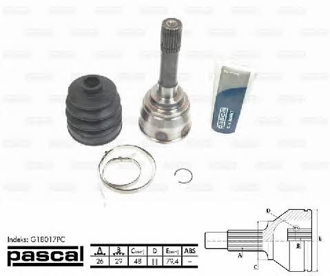 Pascal Constant velocity joint (CV joint), outer, set – price 92 PLN