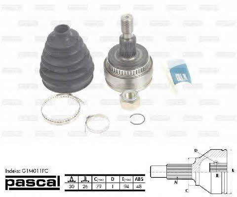 Pascal G1M011PC Constant velocity joint (CV joint), outer, set G1M011PC