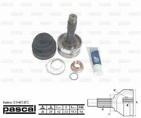 Pascal G1M012PC Constant velocity joint (CV joint), outer, set G1M012PC